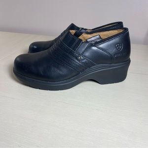 Ariat steel toe shoes women’s size 8 black leather